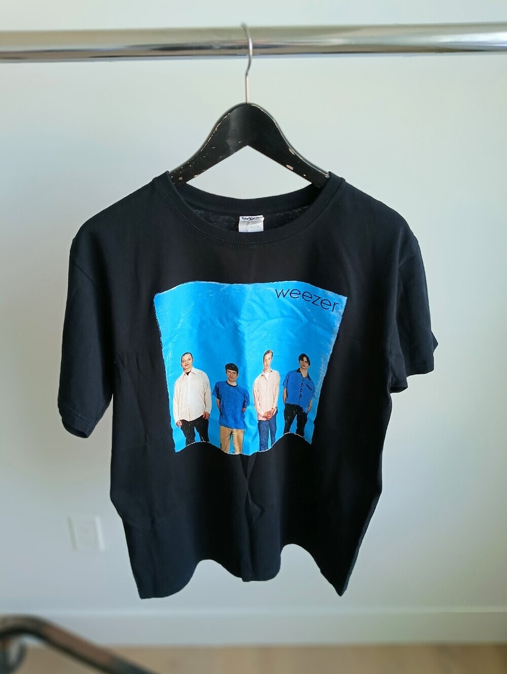 Vintage 2000s Weezer Band Photo Print T-Shirt Anvil Tag Mens Size Medium